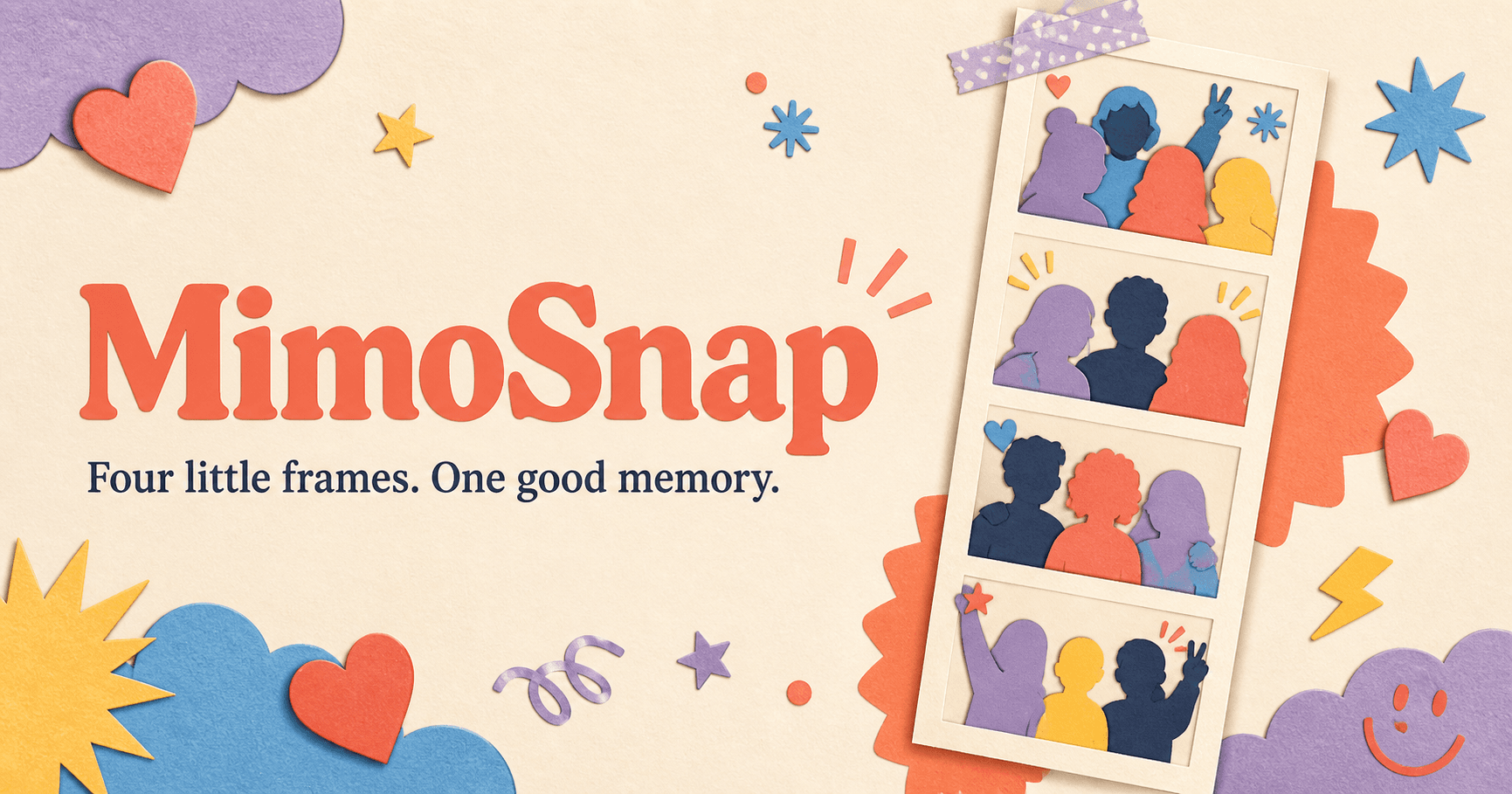 MimoSnap four-frame online photo booth
